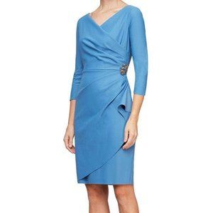 Alex Evenings Prom Dress Sky In Size 16